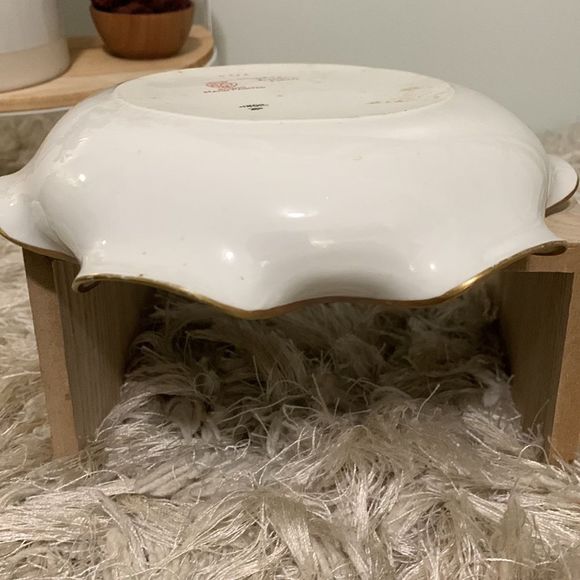 Vintage Ginori Italy Hand Painted Floral Dish - Picture 13 of 16